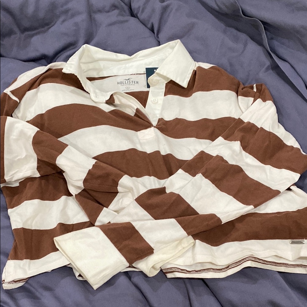 Hollister Striped Long Sleeve Top